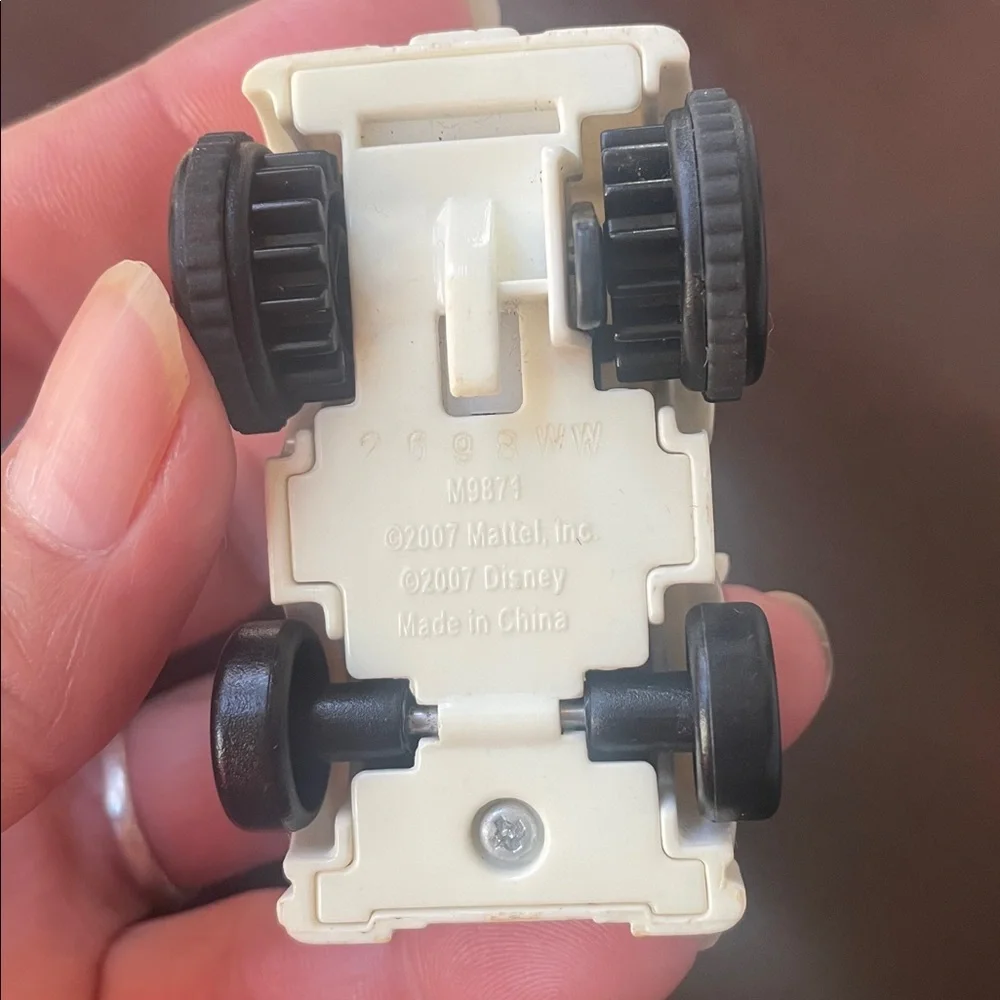 Character-Themed Toy Car - White and Red